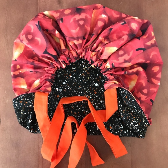Scrub CAP/HAT *Reversible *Long Ties *Halloween - Picture 12 of 16